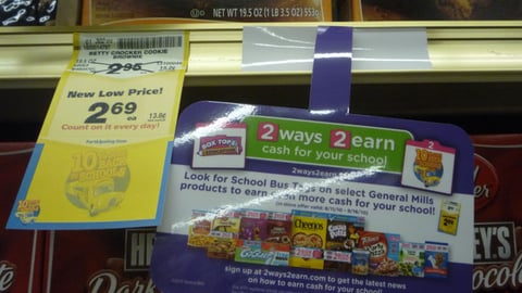 General Mills Safeway '2 Ways 2 Earn' Dangler