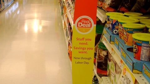 Stop & Shop 'Real Deal' Signage