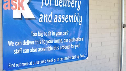Kmart Delivery and Assembly Service Banner