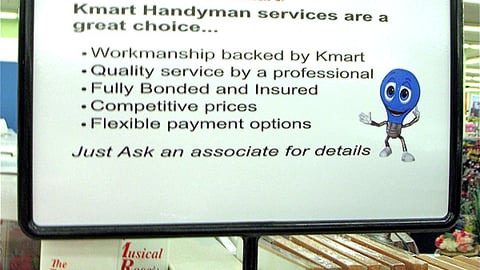 Kmart Handyman Services Header
