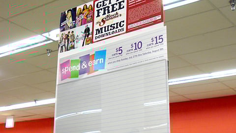 Kmart Disney Records, Spend & Earn Headers