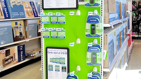 Kmart TracFone Endcap