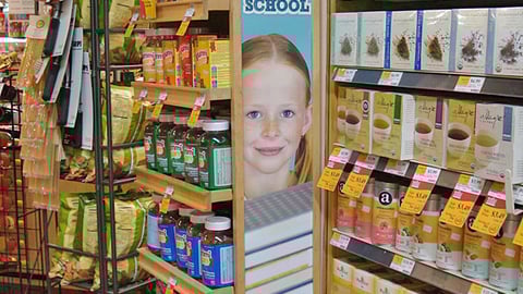 Whole Foods Back-to-School Floorstand