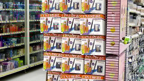 CoverGirl 'Top Model' Walmart Endcap