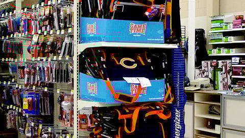 Walmart 'Game Time' Stadium Chair Endcap