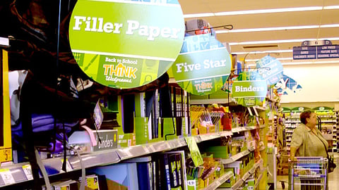 Walgreens 'Think' Back-to-School Violators