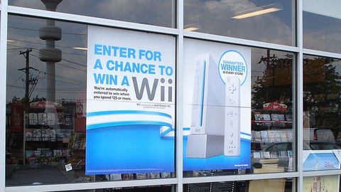 Blockbuster Wii Sweeps Poster