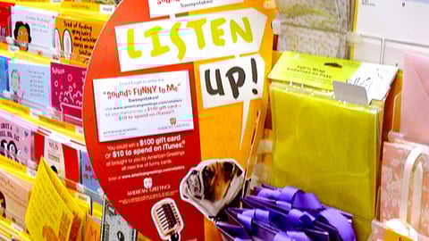 American Greetings 'Sounds Funny' Violator