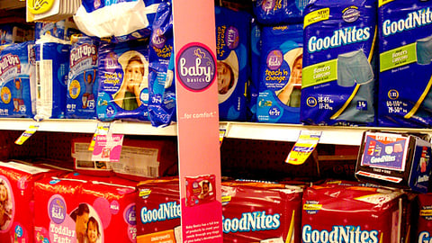 Supervalu Baby Basics Aisle Violator