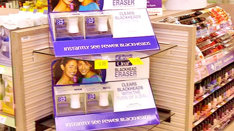 Walgreens Clean & Clear Cosmetics Counter Endcap