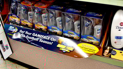 Gillette Fusion 'GameFace' Shelf Tray