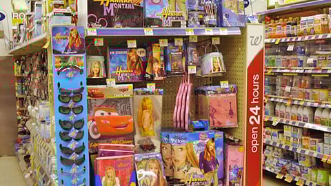 Walgreens Hannah Montana Merchandise Endcap