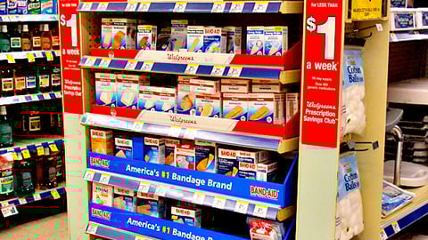 Walgreens Prescription Generics Side Panels
