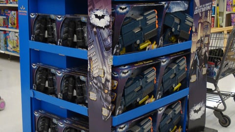 Walmart Batman Toy Pallet