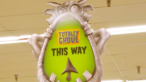 Kmart 'Totally Ghoul' Ceiling Sign