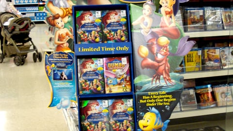 'Little Mermaid: Ariel's Beginning' DVD Floorstand