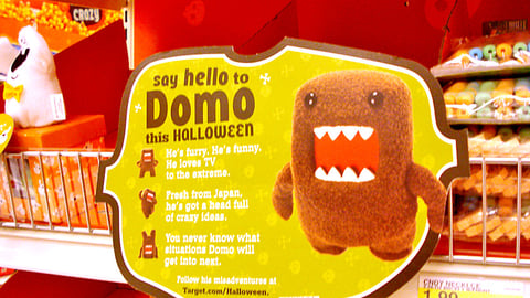Target 'Say Hello to Domo' Shelf Sign