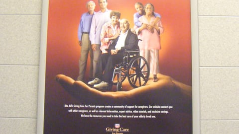 Rite Aid Giving Care for Parents Poster