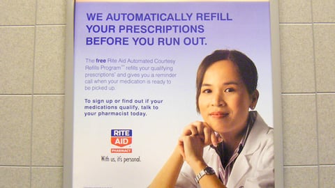 Rite Aid Automated Courtesy Refills Poster