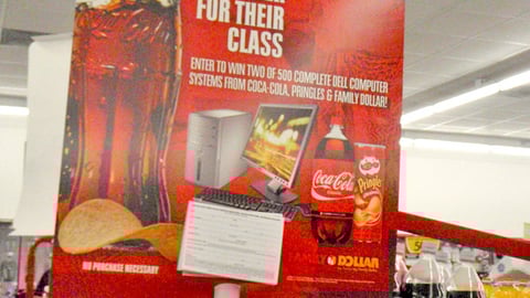 Family Dollar Computer Sweeps Pole Topper