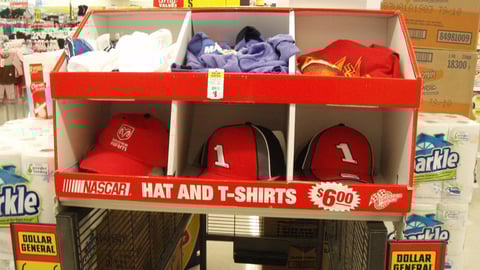 Dollar General Nascar Counter Display