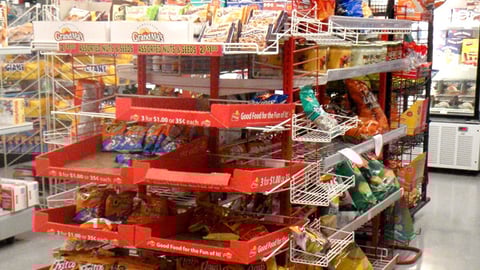 Family Dollar Snack Gondola