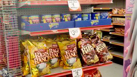 Family Dollar 'Snack Attack' Endcap