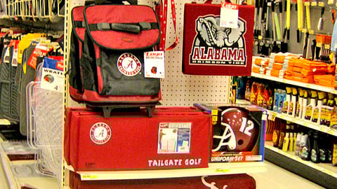 Target Alabama Crimson Tide Tailgate Endcap