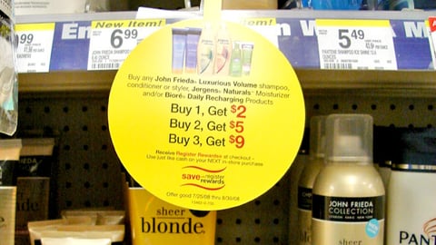 Walgreens Kao Brands Rebate Wobbler