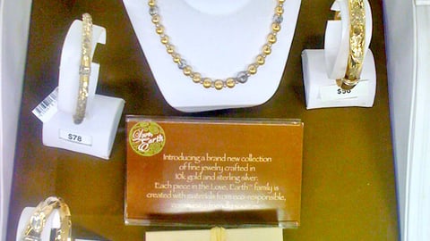 Walmart Love, Earth Jewelry Display