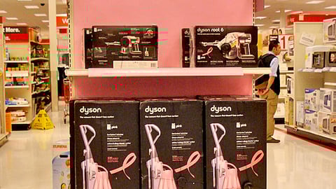 Target Dyson Breast Cancer Endcap