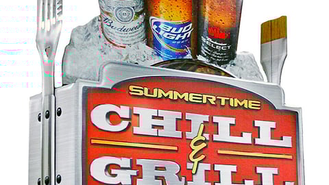Bud Summer Grill & Chill Rotating Dangler