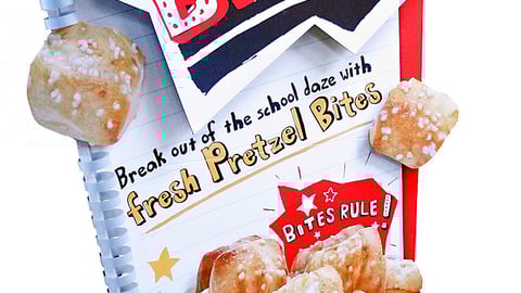 Pretzel Time Back-to-School Standee