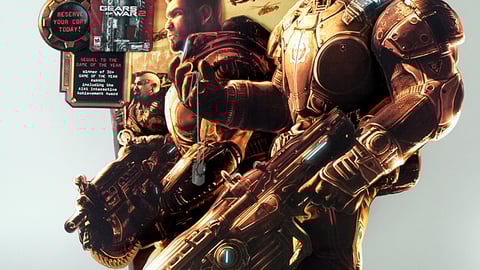 "Gears of War 2" Standee