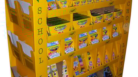Crayola Back-to-School List Half Pallet