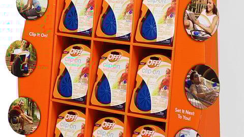 OFF! Clip-On Floor Display