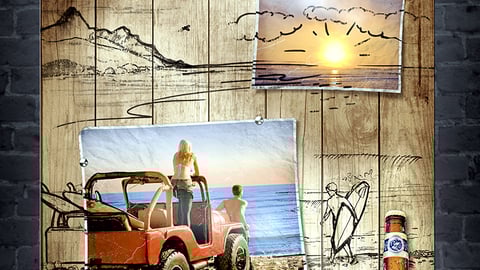 Coors Banquet Surf LED Sign