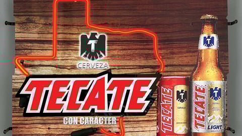 Tecate & Tecate Light Texas Neon
