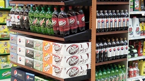 Pepsi-Cola Metawood Endcap