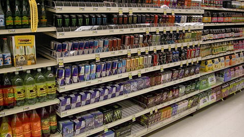 Supervalu Energy Drink Shelf System