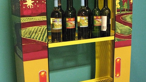 Bohemian Highway Wine VW Van Display