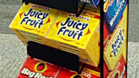 Wrigley's 80-count Counter Display