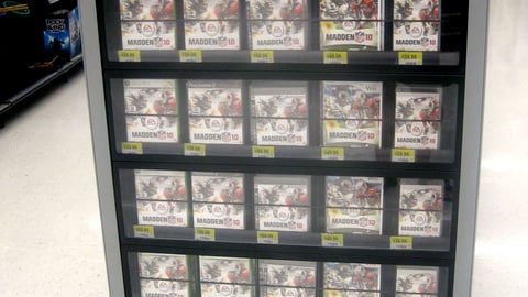 Walmart 'Madden NFL 10' Display Case 