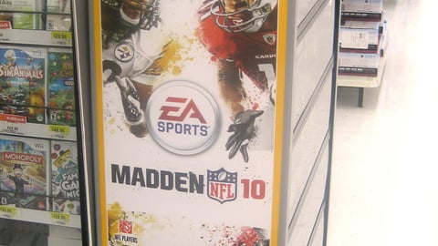Gillette Walmart 'Madden NFL 10' Side Panel