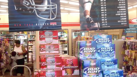 Anheuser-Busch NFL Signs