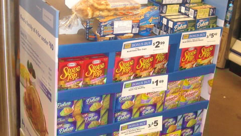 Kraft Food Lion Pallet Display