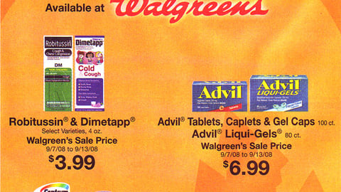 Wyeth Walgreens Halloween FSI