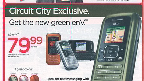 Circuit City 'Green enV' Feature