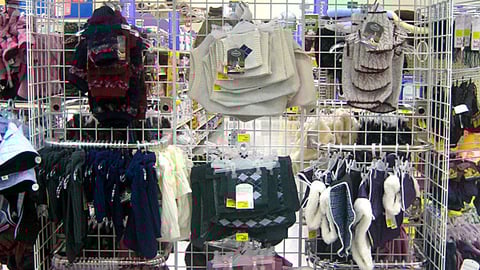 PetSmart Fall Fashions Rack