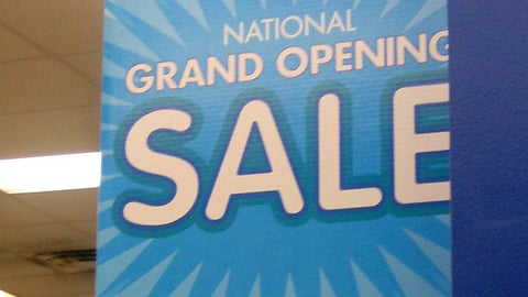 Petco 'Grand Opening Sale' Aisle Violator